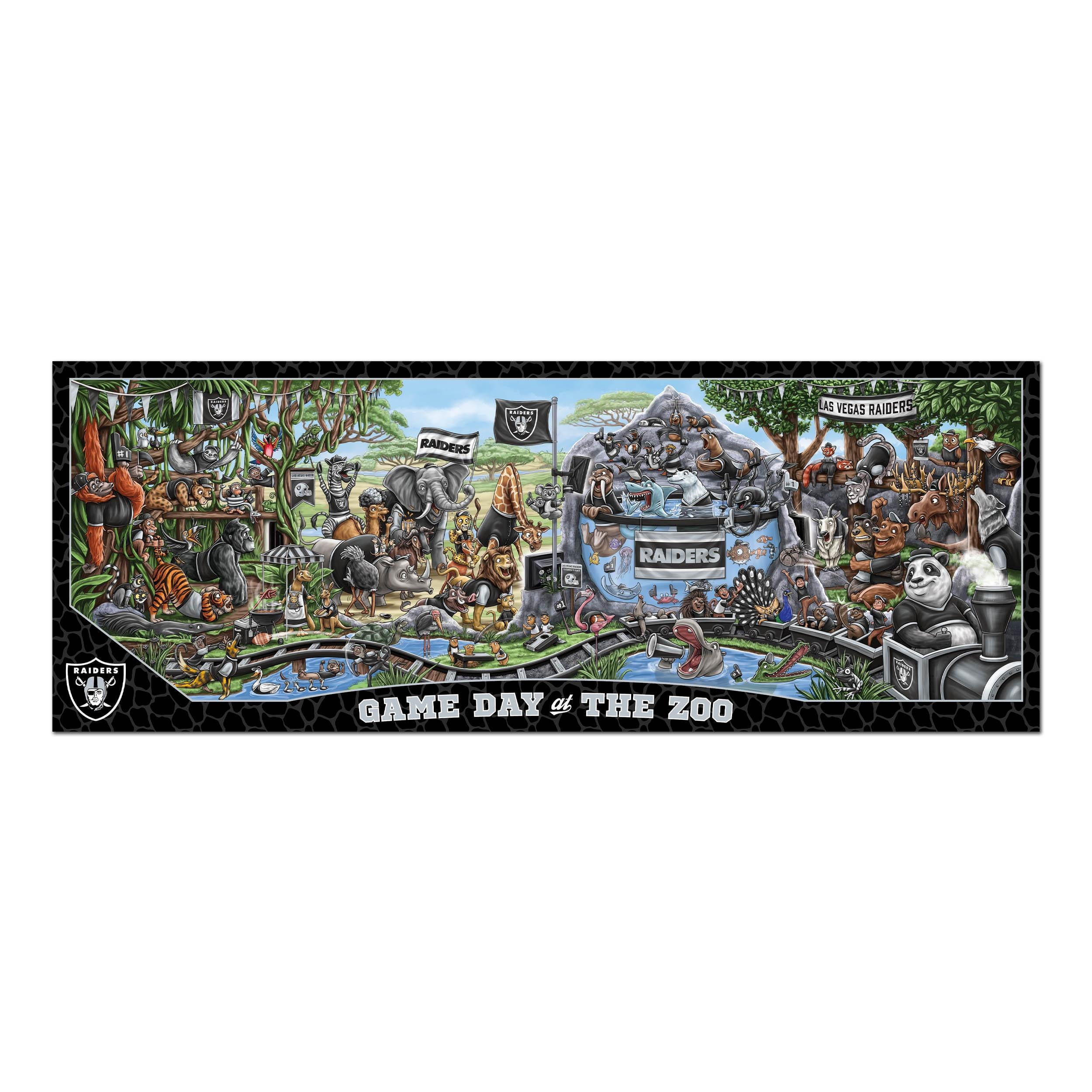 YouTheFan NFL Las Vegas Raiders Game Day at the Zoo - 500 pc Puzzle