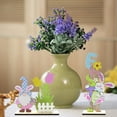 thumbnail image 4 of Steady Clothing Easter Centerpiece Table Decorations Spring Decor Decoration Farmhouse Hello Sign Wooden Tabletop Ornament Centerpiece for Home Office Farmhouse Easter Table Decoration, 4 of 7
