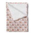 thumbnail image 2 of Floral Soft Flannel Fleece Throw Blanket, Victorian Flowers Print English Garden Art in Pastel Tones Organic Nature Theme, Cozy Plush for Indoor and Outdoor Use, 50" x 70", Multicolor, by Ambesonne, 2 of 5