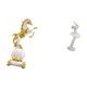 thumbnail image 5 of Figura de escritorio, estatua de caballo, bailarina, adorno, escultura de resina, arte moderno, base estable, adecuada para oficina, hogar, escritorio, 5 of 8