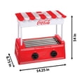 thumbnail image 4 of Nostalgia HDR565COKE Coca-Cola Hot Dog Roller and Bun Warmer, 4 of 5