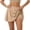 Beige, variant on Women's 2-in-1 Skort, High Waist Pleated Sun Skirt with Liner, 1PC, One Size