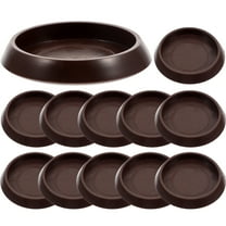 Professional Bed Stoppers for Home Use Wear-resistant Plastic Light Brown Small Furniture Carpet 12