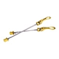 thumbnail image 2 of Road Bike Skewers - Axles Set Replacement - QR Set - for Bike Wheel Hub - Golden, 1, 2 of 10