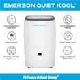 thumbnail image 5 of Emerson Quiet Kool 40-Pint Dehumidifier, 5 of 12