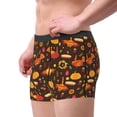 thumbnail image 2 of Balery Thanksgiving Turkey Calzoncillos bóxer para hombre, ropa interior de algodón suave y transpirable con cinturilla de nailon-XX-Large, 2 of 5