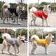 thumbnail image 3 of Chaleco de verano transpirable de 4 colores sólidos para mascotas medianas y grandes, perros de todos los géneros, paquete de camisetas de algodón suave para perros de tamaño 4XL, 3 of 5