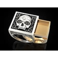 thumbnail image 4 of Antique Skull Ring Pattern Urn Jewelry European And American, 4 of 5