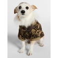 thumbnail image 4 of Kacey Lee Camo Print Y'all Pet Tee for Cats and Dogs, Green Camo, Medium, 4 of 8