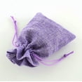 thumbnail image 3 of Generic Polyester Drawstring Bags Lilac Wedding & Christmas Occasion 10 Pcs 13.5x9.5cm Gift Bags, 3 of 4