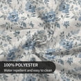 thumbnail image 5 of Round Tablecloth 60 Inch, Farmhouse Blue Gray Rustic Tablecloths Round Water Resistant Table Cloths Outdoor Tablecloth for Dining, Party, Buffet, Wedding, 5 of 8