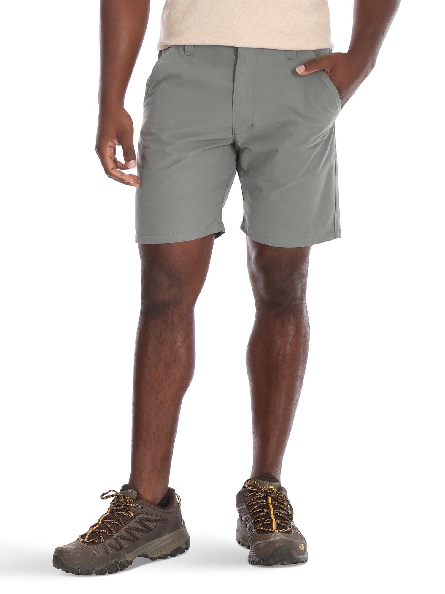 wrangler flat front shorts