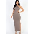 thumbnail image 5 of Tie Backless Split Thigh Maxi Dress, 5 of 11