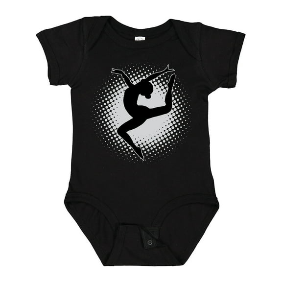 Inktastic Ballet Dancer Silhouette Ballerina Girls Baby Bodysuit