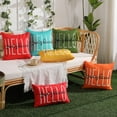 thumbnail image 6 of Outdoor Pillow Covers 18x18 Inch Set of 2 Hello Sunshine Decor Olive Green Waterproof Throw Pillow Covers Summer Outdoor Pillow Covers Decor for Patio Funiture Garden Sofa Couch 020G18, 6 of 6