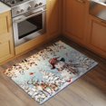 thumbnail image 2 of Entryway Rug 2'x3', Christmas Snowman Small Rug for Kitchen Bathroom Door Mat Indoor Entrance, Xmas Tree Snowflake Eucalyptus Non-Slip Area Rugs Floor Mats Carpet Front Door Rugs, 2 of 8
