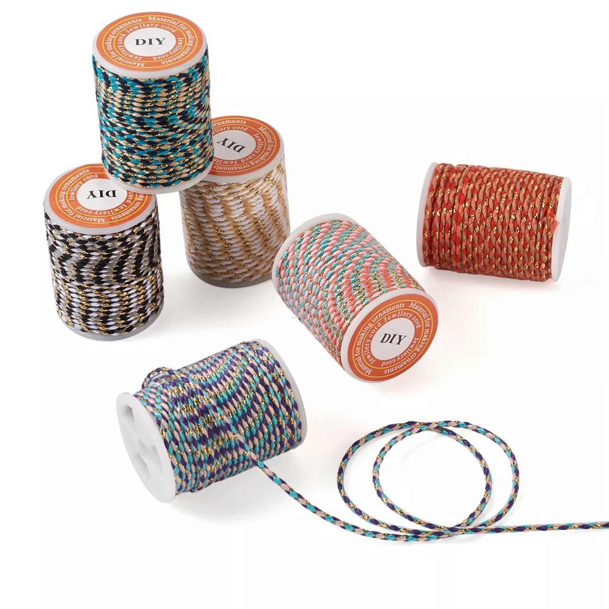 U8MO 1 Set Handmade 1.5mm Macrame Cotton Rope Cord for String Wall Hangings Hanger