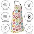 thumbnail image 5 of Kdxio Colorful Donuts Apron with Pockets Adjustable Kitchen Aprons for Men Women Waterproof Aprons for Cooking,Drawing,Crafting, Baking Household Cleaning, 5 of 8