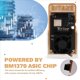 thumbnail image 4 of Minero de Criptomonedas Bitax Gamma 601 BTC Solo Miner BM1370 de 1.2TH/S y 18-22W, con Chip ASIC de Antminer S21 Pro, Enchufe Estadounidense, 4 of 5