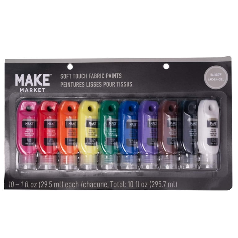 Rainbow Soft Touch Fabric Paint Set by Make Market®
