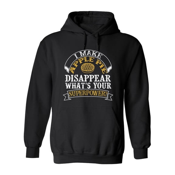 I Make Apple Pie Disappear Hoodie Men -Image by Shutterstock, Male Small
