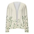 thumbnail image 2 of Pyhlmscde Womens Floral Chiffon Kimono Cardigans Loose Beach Cover Up Half Sleeve Tops, Floral Cardigan for Women, Kimono Tops for Women, Open Cardigans for Women Lightweight, 2 of 4