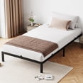 thumbnail image 1 of Ourlova 10 Inch Twin Bed Frame Twin Size Metal Platform Bed Frame with Storage Under Bed Sturdy Structure Easy Assembly No Box Spring Needed Noise Free Black, 1 of 7