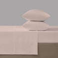 thumbnail image 5 of Color Sense Brushed Percale Cotton Blend - 4 Piece Bed Sheet Set - Cool & Crisp, Wrinkle Resistant - Full Blush, 5 of 9