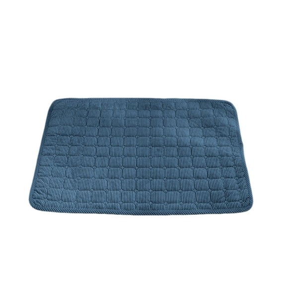dajkiuy Dog Bed Mat, Dog Crate Pad Reversible,Soft Kennel Pad, Washable Dog Crate Mat (Cool and Warm),Pet Sleeping Mattress for Small Medium Dogs (20 x16 inch,Blue)