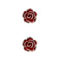 thumbnail image 2 of Broche Decorativo Qarigey Mujer Camelia Estilo Romántico Rojo 2Conjunto, 2 of 6