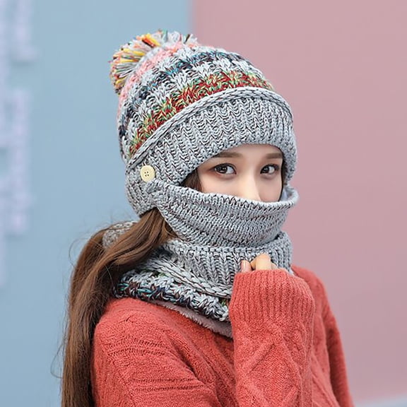 Women Casual Knit Beanie Plain Fashion Skull Cap for Autumn Winter Soft Stretchy Warm Hat for Daily Wear Hat