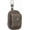 Grey, variant on Genuine leather mini backpack keychain, cute travel coin purse/makeup bag, with clip, PU leather zippered storage bag.