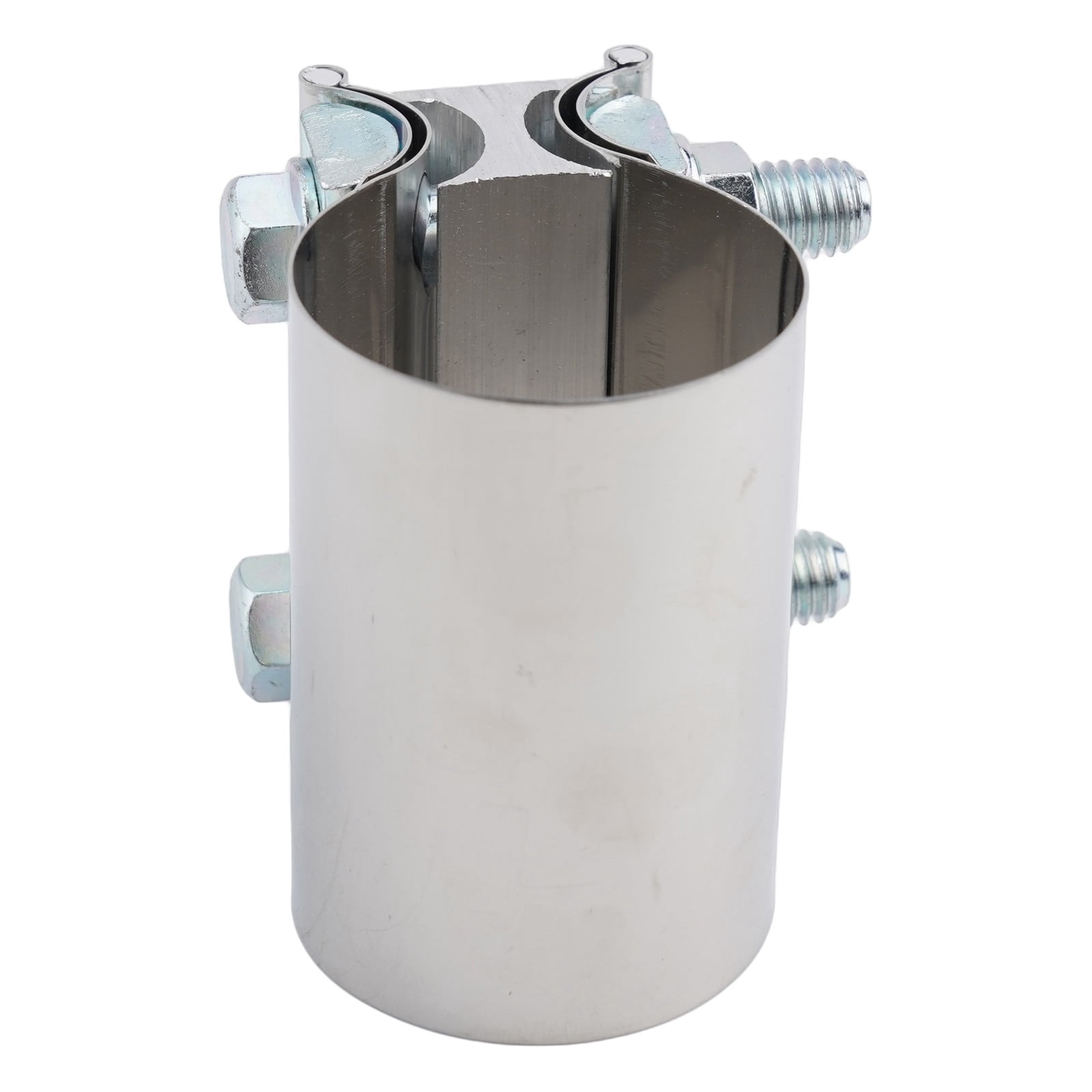 Adjustable Stainless Steel DIY Exhaust Muffler Connector Sleeve Clamp 2 inch