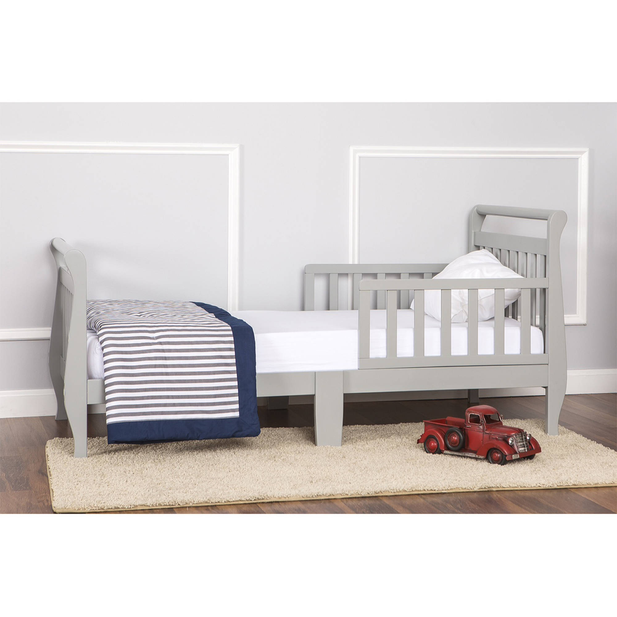 Dream On Me Sleigh Toddler Bed, Cool Grey - image 2 of 3