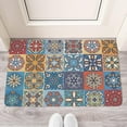 thumbnail image 2 of Boho Retro Brown Diamond Pattern (7) Welcome Doormat for Indoor/Outdoor Entrance Boho Retro Brown Diamond Pattern (7) Decoration Door Mat Kitchen Door Mat Bedroom Doormat 17x30 Inch, 2 of 6