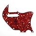 thumbnail image 2 of Acoustasonic Style Hybride Télé Guitare Pickguard, 4 Plis Tortue Rouge, 2 of 4