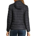 thumbnail image 4 of WTOBBY Women's Hooded Loose Light Down Jacket for Winter, Cotton-Padded Insulated Coat, Warm and Puffy Outerwear for Cold Weather, Lightweight Quilted Design,Black L, 4 of 4