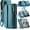 Green, variant on Wallet Case for Samsung Galaxy Z Fold 7,Samsung Fold 7 Phone Case with RFID Blocking Card Holder PU Leather Magnetic Snap Flip Zipper Strap Kickstand Women Men Cover for Galaxy Z Fold7,Coffer