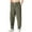 Army Green, variant on YUGYXL Plus Size Drawstring Trouser for Men 2025 Stretch Waist Loose Straight Leg Pants Summer Beach Long Pant Black XXXL