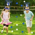 thumbnail image 5 of 2 Pack Head Hoop Basketball Party Game Set for Adult Carnival Game Adjustable Basket Net Headband with 40 Ball Basketball Party Game for Boy Girl Family Birthday Indoor Outdoor Activity, 5 of 8