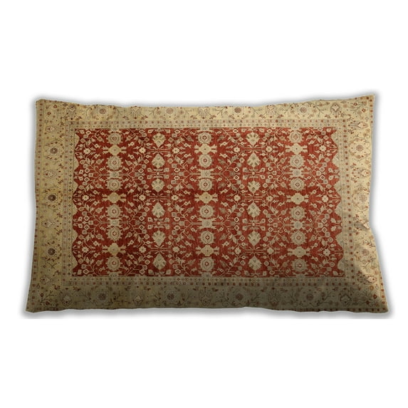 Ahgly Company Indoor Rectangular Traditional Lumbar Throw Pillow, 13 inch by 19 inch