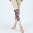 thumbnail image 2 of Qarigey Calentadores de piernas sin pies cómodos y de moda para mujeres calcetines de botas altas hasta la rodilla suaves y elásticos Accesorios de calzado Beige, 2 of 6