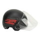thumbnail image 5 of Casco de motocicleta elegante, ajustable, ligero, resistente a la lluvia, para vehículos eléctricos, con lentes para mujeres y hombres, color negro mate, 5 of 15