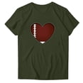 thumbnail image 2 of Blouse à Manches Courtes Imprimée Mode pour Femmes T-Shirt Col Rond Drôle, 2 of 3