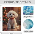 thumbnail image 3 of Diamond Art Kit for Adults, Puppy With Festive Tree Diamond Painting for Adults Beginners, 5D DIY Diamond Art Painting Kits, Colorful Diamond Painting Craft for Home Decor 12x16, 3 of 7