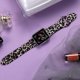 thumbnail image 5 of Correa de Leopardo Compatible con Correa de Apple Watch, Correa de Silicona con patrón Impreso Compatible con Correa iWatch SE/Series 7 6 5 4 3 2 1, 42 mm/44 mm JM, 5 of 5