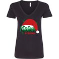 thumbnail image 3 of Inktastic Believe in Christmas Women's V-Neck T-Shirt, 3 of 5