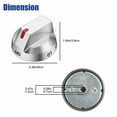 thumbnail image 3 of 5Pcs Cost-Effective Samsung Gas Stove Knob Set Reinforced for Heavy Use, Compatible with DG64-00473A, 3 of 7