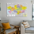 thumbnail image 6 of Kazakhstan Map Posters Canvas Wall Art Prints Poster Gifts Photo Picture Painting Posters Room Decor Home Decorative 24x36inch(60x90cm), 6 of 6