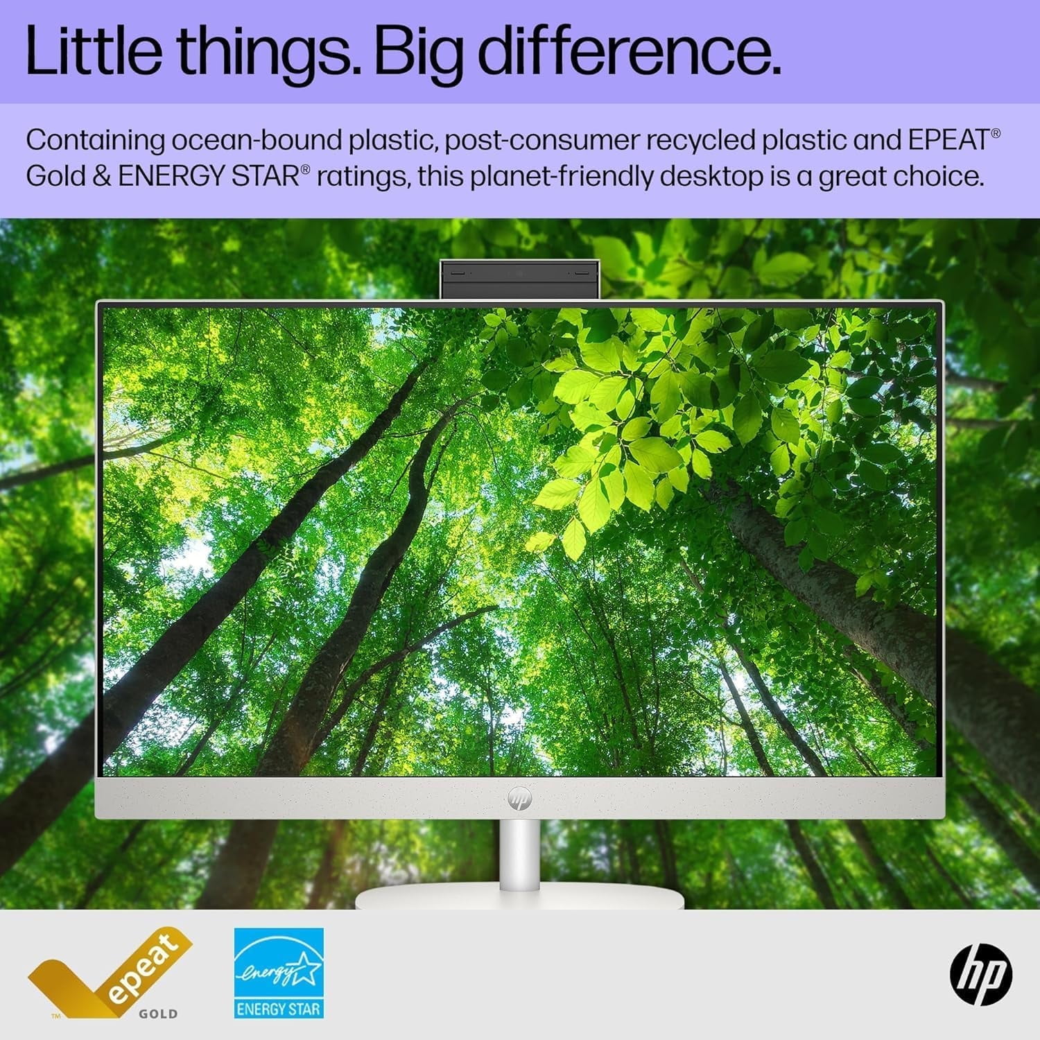 HP 27" All-in-One Desktop Computer, FHD IPS Display, 12-core Intel Core Ultra 7-155U Processor, 64GB DDR5 RAM, 1TB SSD, Adjustable Angle, Wi-Fi 6, HDMI, Wireless KB & Mouse, Windows 11 Pro
